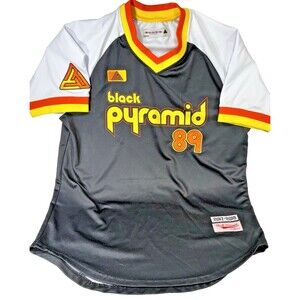 Black Pyramid Los Angeles Baseball Style Jersey #89 Size XL 2017-2018